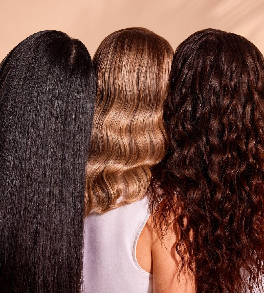 Cheveux brillants et visiblement plus sains après le soin Keratys